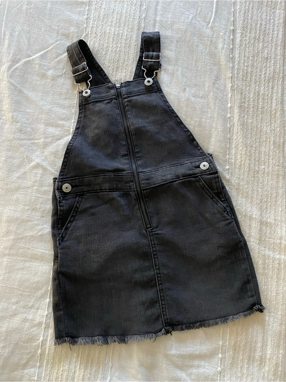 OshKosh B'gosh Black Denim Pinafore Jumper Dress